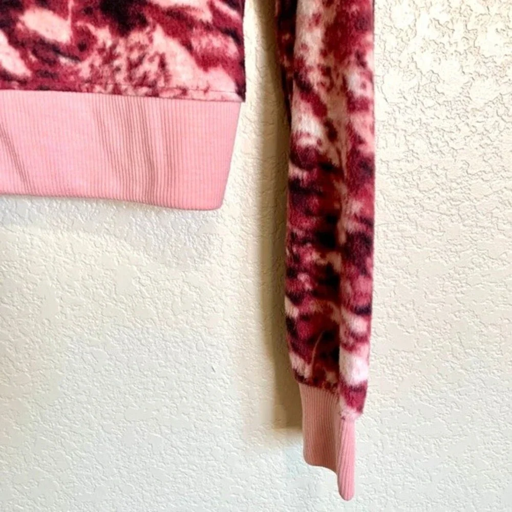 Derek Heart  Pink top Dropped-Shoulder Open-Back Sweatshirt size S